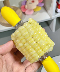 这个玉米叉子真的好实用!再也不用担心烫手啦,可爱又有创意