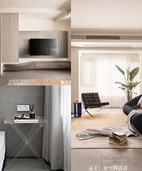 85平黑白灰之家,透明床头柜颜值不摆了