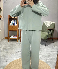 原来家居服也可以显瘦又时髦!还可以当个小外套穿