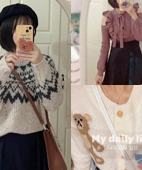 分享几件好看的毛衣,保暖单穿不扎