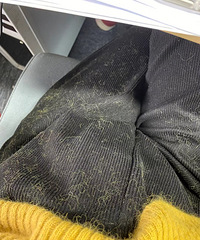 真的要被气疯了!兔毛的衣服为什么掉毛这么严重?粘得到处都是