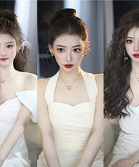 3组秋冬氛围感新娘妆,复古港风气场十足