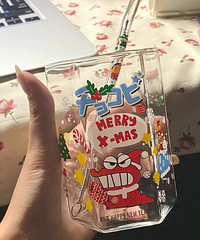 才15块钱get蜡笔小新的同款六角杯!真的可爱疯了~