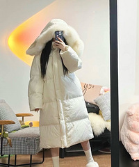 jill大姐姐的可可爱爱羽绒服长款,多穿一会都冒汗了
