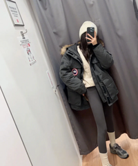 优衣库万能打底+鲨鱼裤+羽绒服,这一套真的是万能打底