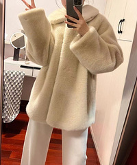 被这件百元皮草外套惊艳了!手感超软糯,完全不显廉价,千值万值