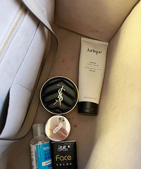 求助!LV购物袋onthego里面的口红渍要怎么弄掉?!