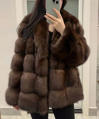 终于买到品质好的紫貂了!太显富贵了