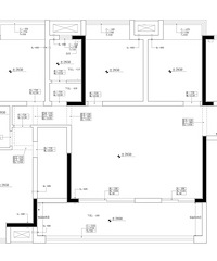 143㎡挑战小众又高级的黑白灰系极简,地暖安装完成