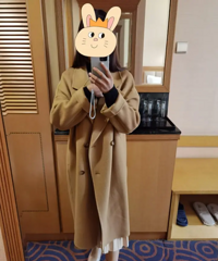 第一天穿出门就被人要链接啦,这款大衣版型好质量也很不错