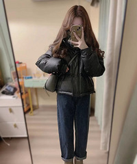姐妹们,我要给这件黑色羽绒服100分,真的后悔没早点入
