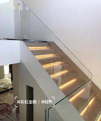 红橡木楼梯基层已打,灯线已布,能否实现梦中情梯?