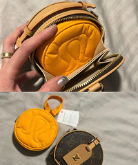 有LV小圆饼的姐妹,快去买lulu小圆当内胆包!简直完美