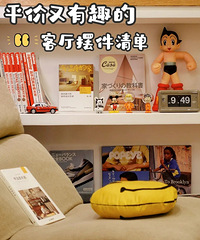 8个客厅摆件清单,平价又有趣,看完想全部入手