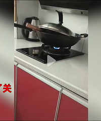 女子回老家过年忘关火,燃气灶从年前烧到大年初五,好后怕