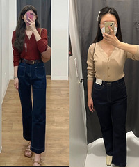 优衣库博主穿搭VS普通人,这真是同一件衣服吗