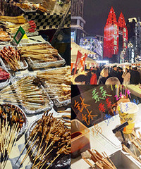 夜市闹热但消费不低,花300+没吃饱