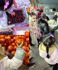 带娃逛菜市,锻炼3岁孩子独立买东西