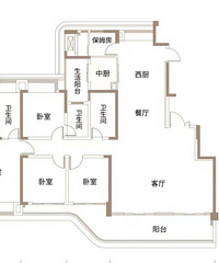 礼嘉“神盘”北恒紫云192开装,阳台太爽了