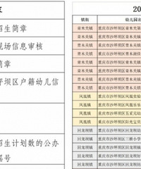 2023年重庆市沙坪坝区公办幼儿园招生,政策解读