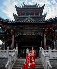 婚纱照没翻车,推给在重庆备婚的姐妹