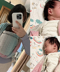 背巾育儿真香,不仅解放双手还是哄睡神器