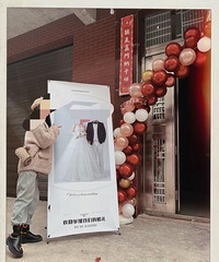 现在好流行立体迎宾指引方向牌,这种真的浪漫又好看,关键是不贵