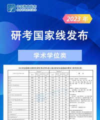 2023年研考国家线发布