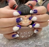 这个美甲!哪吒看到了都说牛!