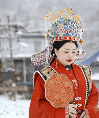 没有请跟拍,全程自己把控的农村汉婚,严格遵循汉婚的仪式