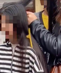 小女孩被奶奶骗去卖头发崩溃大哭
