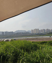 推荐一个亲子野炊露营地,在大竹林的金海湾