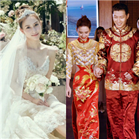 何超莲婚服珠宝盘点,好奢华