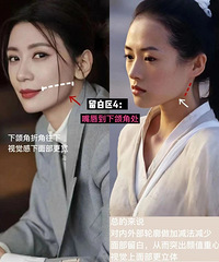 听说美女都符合这个规律:面部留白少,不信你来看