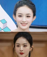 听说美女都符合这个规律:面部留白少,不信你来看!