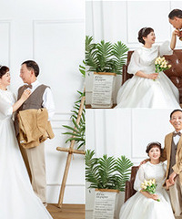 爸妈结婚30年纪念照,他们真的很开心
