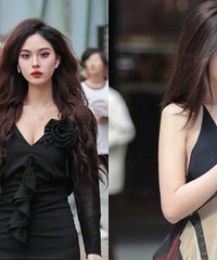 最新北城天街街拍,美女们时尚出行