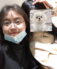 妹妹差点无缘脱镜,目前视力已1.0