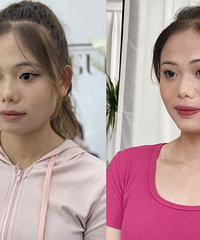 只是纹个眉,纹个唇,素颜也能变得超好看!不信你看他们俩