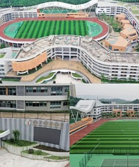 广阳湾珊瑚中学9月份投入使用