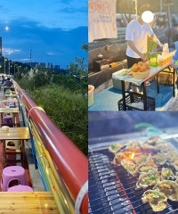 大渡口这个滨江路夜市,一到晚上烟火气十足