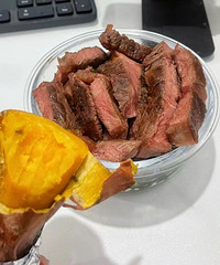 听同事的把减肥餐换成牛肉了之后,咔咔的掉秤