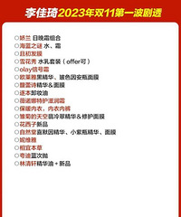 ���������˫11��͸�嵥