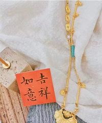 潮宏基新出的如意吉祥锁太乖了吧,新中式值得拥有