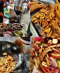 路边现炒肥肠把我馋哭了,我终于出手