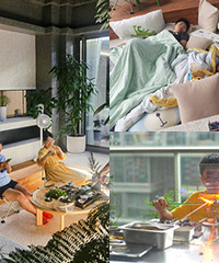 阳台也能露营过夜,还有烧玻璃的工作台