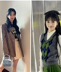 女明星撞衫,同一件衣服的不同搭配
