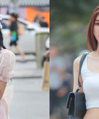 10月重庆街拍,来看美女穿搭