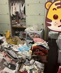 有娃的来,你家衣服也这么多吗? 堆满了无从下手