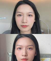 在雾眉和粉黛眉之间,我选择了野生眉!果然很自然,我强烈推荐